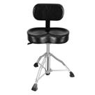 Drum Throne TENTOTEN com encosto para adultos (preto)