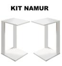 Duas Mesinhas Ideal para Apoio Lateral Encaixe Braço Sofá Duas Mesinhas Ideal para Apoio Lateral Encaixe Braço Sofá