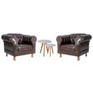 Duas Poltronas Chesterfield Capitonê Duque Corano Marrom Decoração/ Recepção / Salas de Tv e Estar Duas Poltronas Chesterfield Capitonê Duque Corano Marrom Decoração/ Recepção / Salas de Tv e Estar