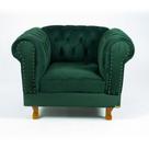 Duas Poltronas Chesterfield Capitonê Duque Suede Verde Musgo Decoração, Recepção, Salas de Tv e Estar Duas Poltronas Chesterfield Capitonê Duque Suede Verde Musgo Decoração, Recepção, Salas de Tv e Estar