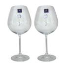 Duas Unidades Taças de Vinho Tinto 650ml Cristal Bohemia