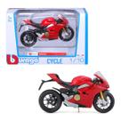 Ducati Panigale V4 Vermelha 1/18 Burago 51080