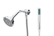 Ducha 05 Jatos Com Desviador e Ducha de Mão Luxo - Lusaflex