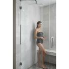 Ducha 20cm Inox 304 Quadrada Slim Banheiro/Piscina
