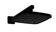 Ducha ABS Quadrado 21 cm com Braço Suporte de Parede 36 cm