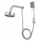 Ducha auto-limpante cromado abs redonda c/ desviador