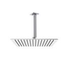 Ducha Banheiro Quadrada 20x20 Slim Ultra Fina Gás Solar Piscina Banheiro Lavatório de teto Cromado Brilhante Metal