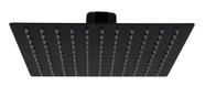 Ducha Black 25 Cm Inox Com Braço Parede Matte 28 cm Ducha Black 25 Cm Inox Com Braço Parede Matte 28 cm