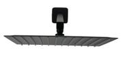 Ducha Black 30 Cm Inox Com Braço Parede Matte 28 cm