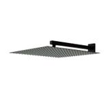 Ducha Black Chuveiro 40x40 Slim Inox Braço 36 Cm Solar Gás