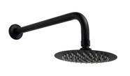 Ducha Chuveiro 15 cm Redonda em Inox 304 Preto Fosco Parede Ducha Chuveiro 15 cm Redonda em Inox 304 Preto Fosco Parede