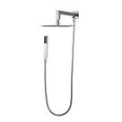 Ducha Chuveiro 20Cm Com Desviador Mundaú Pingoo.Casa - Prata