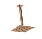 Ducha Chuveiro 20x20 Rose Golden Slim Inox Com Braço Teto Ducha Chuveiro 20x20 Rose Golden Slim Inox Com Braço Teto