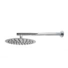Ducha Chuveiro 20x20cm Redondo Aquecedor Gás ou Solar Metal Cromado Luxo