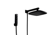 Ducha Chuveiro ABS Preto Fosco com Duchinha Manual em ABS com 2 Jatos Ducha Chuveiro ABS Preto Fosco com Duchinha Manual em ABS com 2 Jatos
