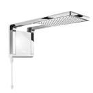 Ducha Chuveiro Acqua Storm Alta Performance Lorenzetti Branco e Cromado 6800W 220v