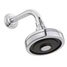 Ducha Chuveiro Autolimpante Cromado Inox Redondo Aquecedor a Gás ou Solar Cabeça Articulável Luxo
