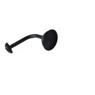 Ducha Chuveiro Cascata em Aluminio Polido Black Piano de 4 Polegadas Luxo