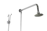 Ducha Chuveiro Cromado 10 cm em ABS com Ducha Manual em Metal Ducha Chuveiro Cromado 10 cm em ABS com Ducha Manual em Metal