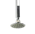Ducha Chuveiro em ABS 1 cm Redondo com Cano de Teto 24 cm Quadrado Cromado