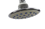 Ducha Chuveiro em ABS 10 cm Cromado Redondo com Niple de Teto