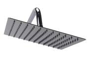 Ducha Chuveiro Inox 25 Cm com Braço 35 cm de Parede