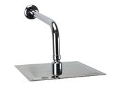 Ducha Chuveiro Inox 304 20 Cm com Braço 35 cm de Parede