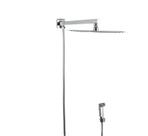 Ducha Chuveiro Inox 304 25x25 Cm Com Desviador E Ducha De Mão