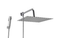 Ducha Chuveiro Inox 304 30 cm c/ Chuveirinho de Mão em ABS