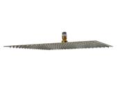 Ducha Chuveiro Quadrada 40 cm Inox Slim Dourada Golden com Niple Teto Ducha Chuveiro Quadrada 40 cm Inox Slim Dourada Golden com Niple Teto