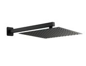 Ducha Chuveiro Quadrada Inox 30x30 Cor Preto