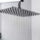 Ducha Chuveiro Quadrado 20x20 Metal Inox + Braço cm FC-09