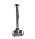 Ducha Chuveiro Redonda 5 Jatos em ABS com Cano de Teto 20 cm
