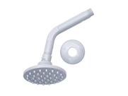Ducha Chuveiro Redondo Articulável Abs Branco Civitt