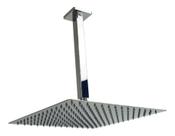 Ducha chuveiro teto inox quadrado slim 30x30 brilhante cromado