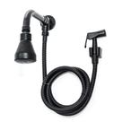 Ducha Com Desviador Em Metal Black