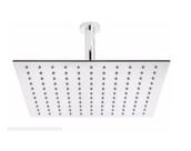 Ducha Cromada 30cm. Slim Quadrada Em Inox Para Teto