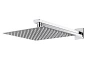 Ducha Cromada Slim Quadrada Em Inox Para Teto