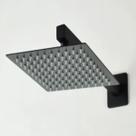 Ducha Curvada Slim C/Haste 20X20 Inox Black