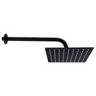 Ducha De Parede Metal 15x15cm Black