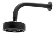 Ducha De Parede Redonda Preto Fosco Aquanova