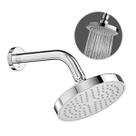 Ducha Docol Eden R150 Bitola 0,5Pol 70ºC Cromada Com ou Sem Desviador Jato SmartShower Biníquel Consumo Peduzido Para Baixa Pressão Banho Quente