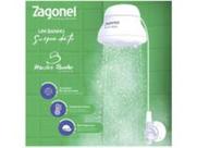 Ducha eletrônica zagonel master 7.500w 220v - branca temperatura gradual com chuveirinho