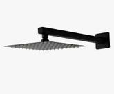 Ducha fria articulada slin square preto fosco metal