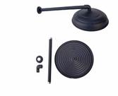 Ducha Fria Cascata Preta 4" POL Cano 1/2" ProLazer