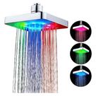 Ducha Fria Chuveirão Cromada Com Led Colorido Integrado