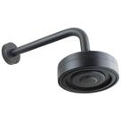 Ducha Fria De Parede Banheiro Externo Piscina Preto Preto Fosco