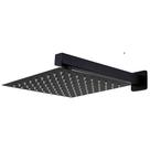 Ducha fria square slin articulada preto fosco 945500 - rainha