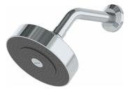 Ducha Globalplastic Fria Cromada Parede 12cm 40 Jatos Prateado Polido