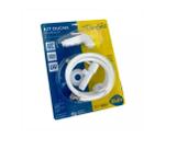 Ducha Higienica Abs Branca 1/4 Volta Desviador BLUKIT Ducha Higienica Abs Branca 1/4 Volta Desviador BLUKIT